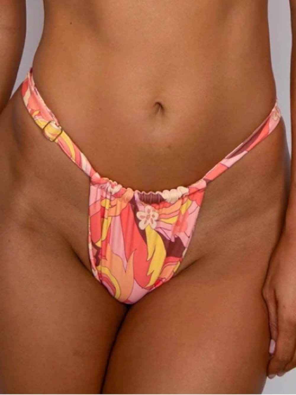 NWT Bobbi bottom in Lanikai - Pink & Orange Swirl